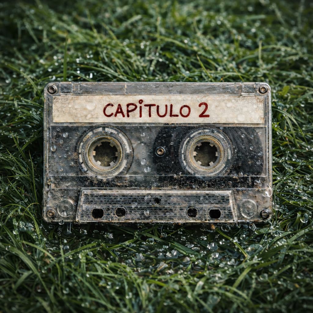 Cassette del capítulo 2 de Más allá del Rancho Skinwalker en entorno natural, continuidad del análisis documental