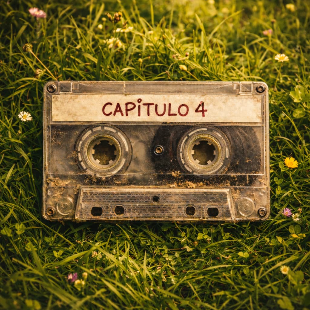 Cassette del capítulo 4 de Más allá del Rancho Skinwalker en entorno natural, seguimiento de la investigación documental