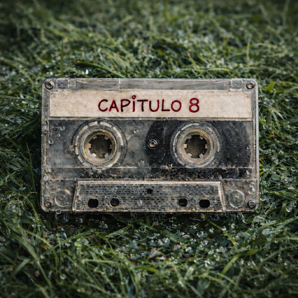 Cassette del capítulo 8 de Más allá del Rancho Skinwalker en entorno natural, continuidad del estudio documental
