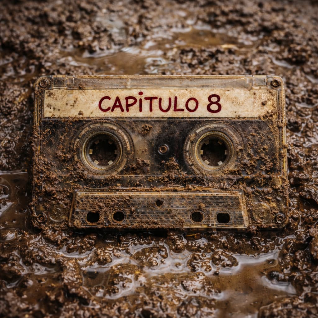 Cassette del Capítulo 8 cubierto de barro y agua estancada, Más allá del rancho Skinwalker temporada 2